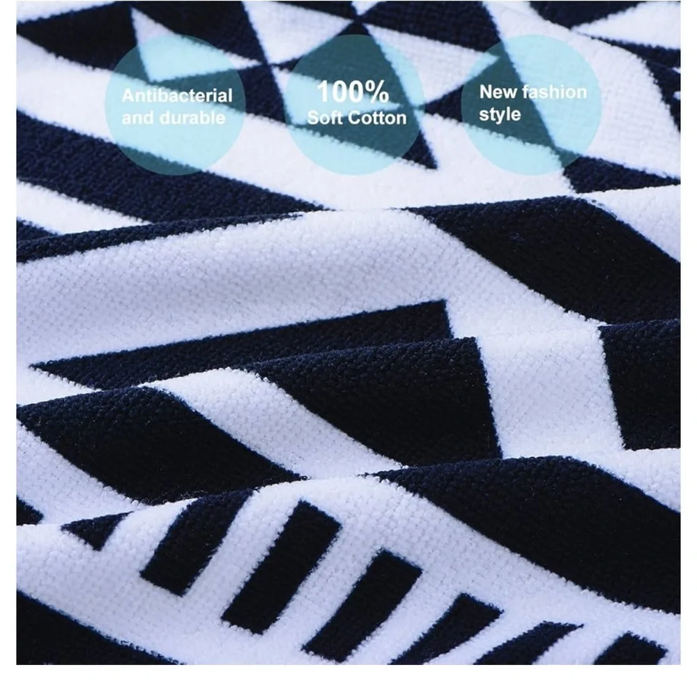 Indian Mandala Microfiber Round Beach‎ Blanket Tassels Water Absorbent Towel